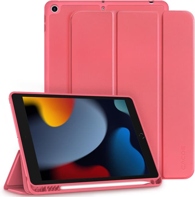 Detalle de CACOE Case for iPad 9th / 8th / 7th Generation (10.2-inch) in Watermelon Pink