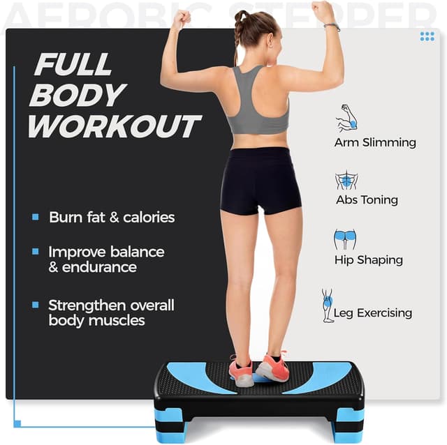 Thumbnail 5 de Yaheetech Step Aerobica regolabile 3 altezze 20 cm 🏋️♀