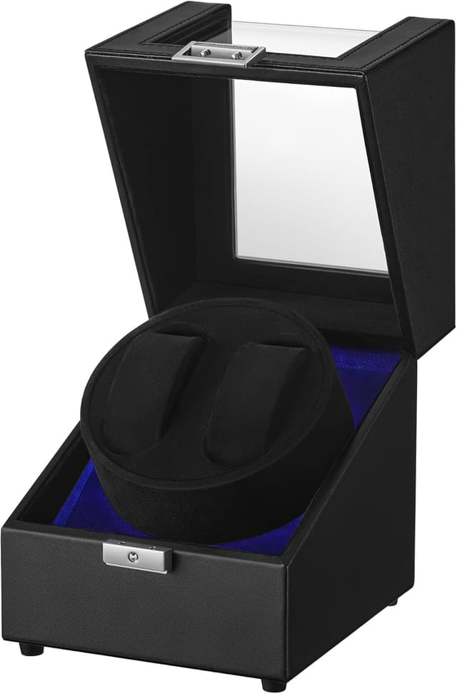 Detalle de SONGMICS Boîte Remontoir Automatique 2 montres