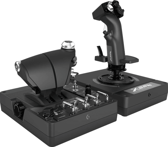 Imagen de Logitech G X56 Space/Flight H.O.T.A.S. 189 Tasten en OfertitasTOP