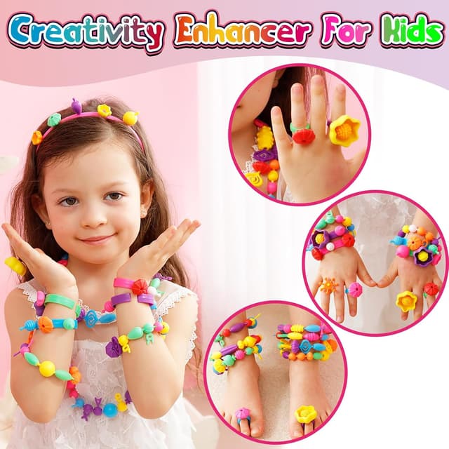 Thumbnail 3 de FUNZBO 520+ Snap Pop Beads jewelry kit