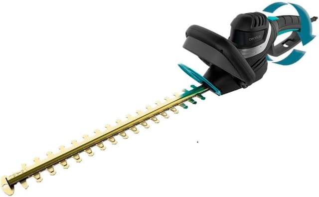 Detalle de Cecotec Tagliasiepi Elettrico TitaniumSword 610 XL (61 cm) 500W con motore brushless e impugnatura rotante