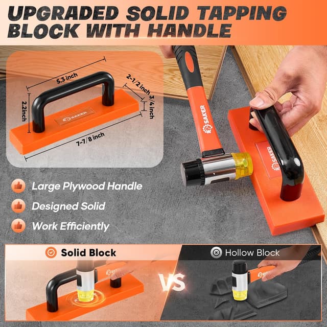 Detalle de Saker 65-piece wood flooring kit