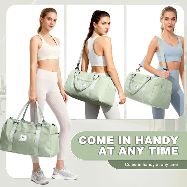 Thumbnail 6 de WEPLAN Sporttasche mit Schuhfach und Nassfach – Weekender- & Gym-Bag für Damen und Herren