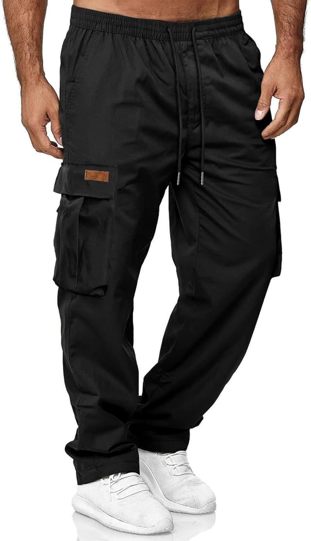 Detalle de HOTake Men Cargo Sweatpants Joggers