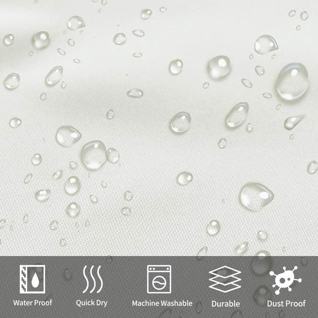 Thumbnail 4 de Furlinic Rideau de douche polyester 200x200 cm