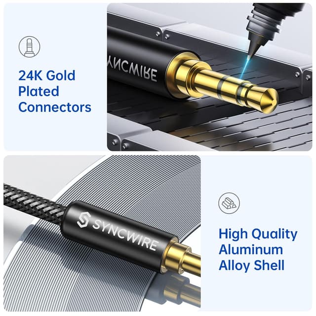 Thumbnail 2 de Syncwire Aux Kabel 2m 3.5mm Klinke