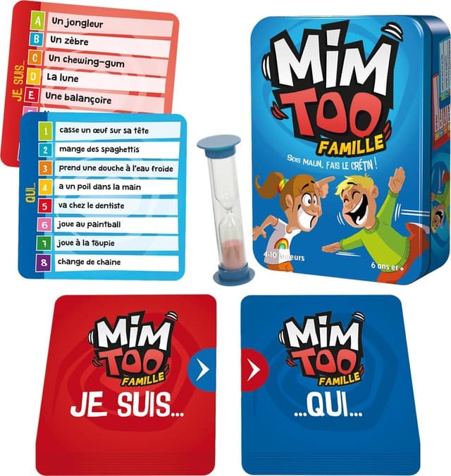 Detalle 2 de Asmodee Mimtoo Famille – Nouvelle Édition : jeu de mimes et de bruitages dès 6 ans (version française)