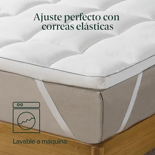Detalle 2 de Zinus Topper 135x190 Sobrecolchón 5 cm transpirable