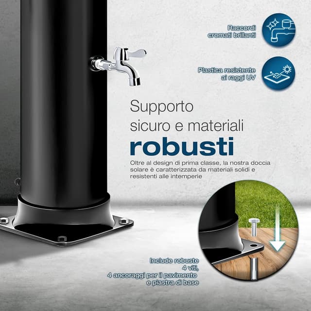 Thumbnail 2 de tillvex Doccia Solare 40 Litri per Giardino