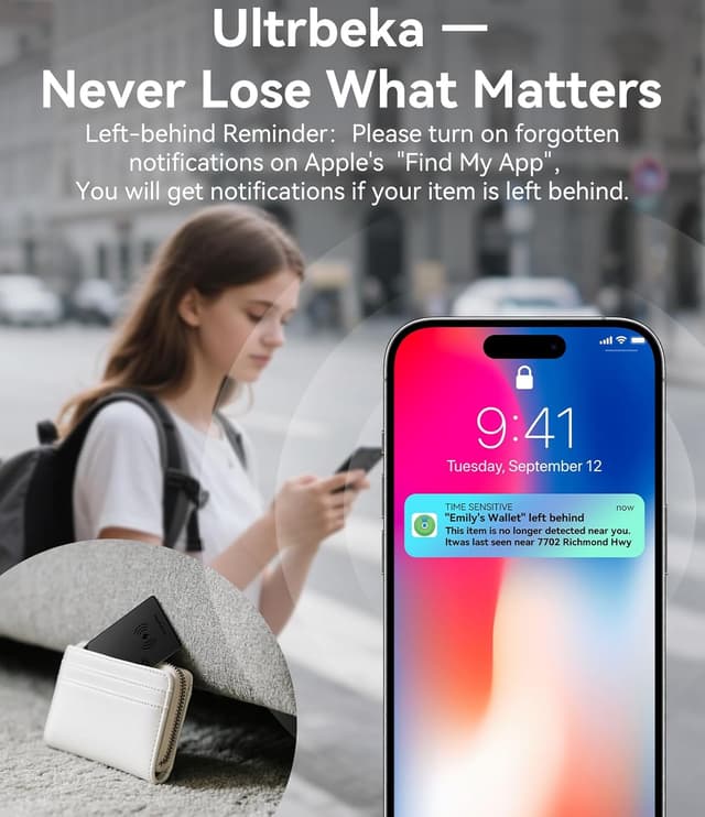 Thumbnail 5 de Ultra-Thin MFi tracker 2.4mm wallet set