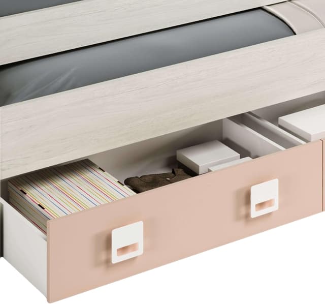 Thumbnail 4 de Habitdesign Cama Doble Juvenil Nube 199x96x69 cm