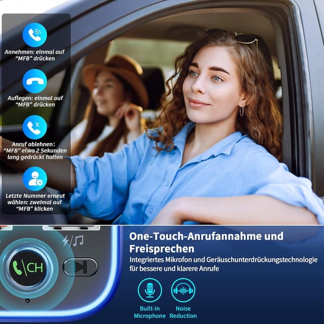 Thumbnail 4 de SONRU FM Transmitter Bluetooth 5.3 36W