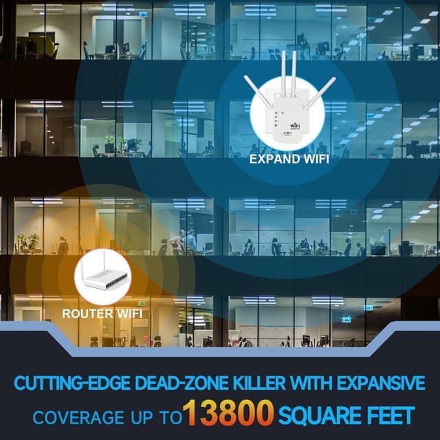 Thumbnail 1 de 2025 WiFi Extender 9800 sq ft
