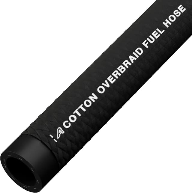 Imagen de 12mm Rubber Cotton Fuel Hose 2 Metre en OfertitasTOP