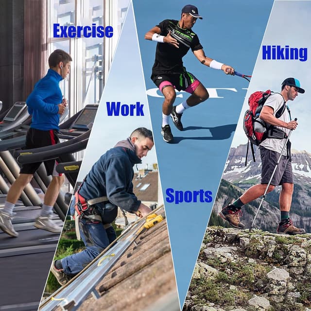 Thumbnail 6 de ONKE Extra-Heavy Full-Foot Terry Crew Work Socks (Steel Toe, Moisture Wicking, Cushioned)