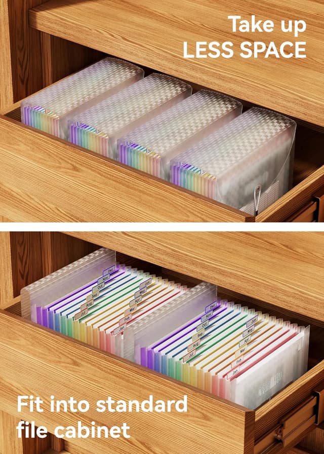 Detalle de ABC life A4 expanding file organiser 13 pockets