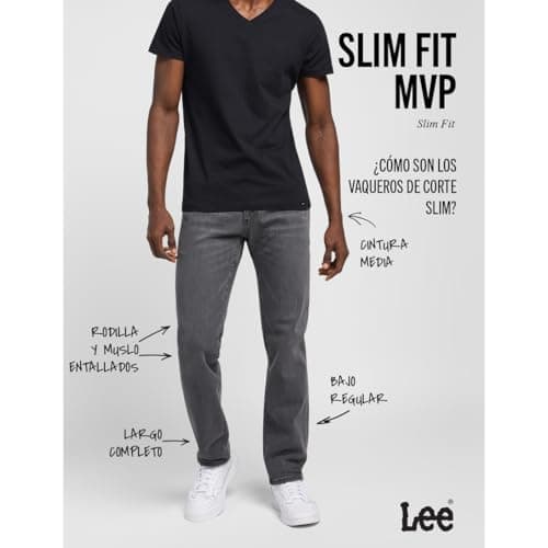 Thumbnail 3 de Lee Slim Fit Mvp Jeans Gris 32W/36L