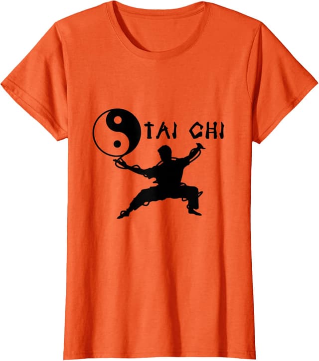Detalle de Maglietta Tai Chi e Qi Gong con taglio classico, leggera e maniche doppie cuciture