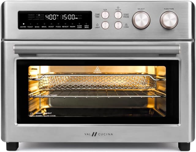 Detalle de VAL CUCINA Infrared Air Fryer Toaster Oven 6-slice ๐
