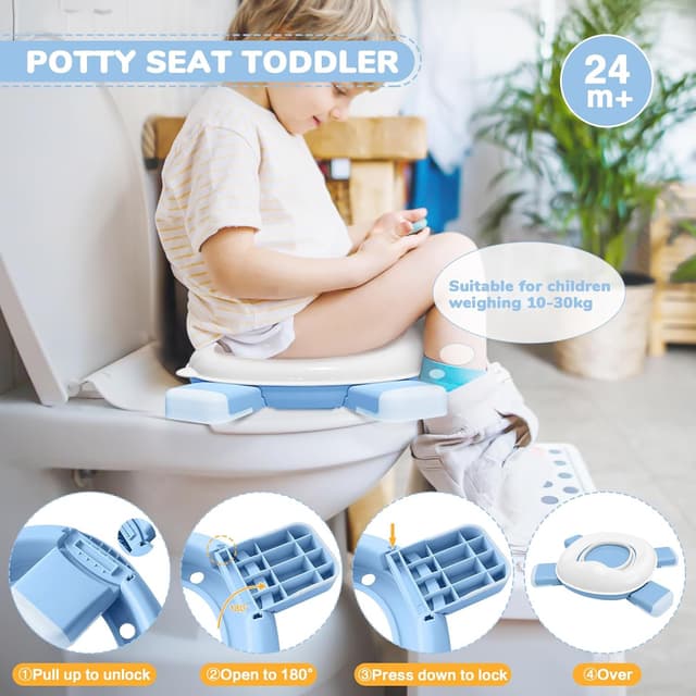 Thumbnail 4 de DEANIC 2-in-1 Portable Travel Potty 60 liners 🚼