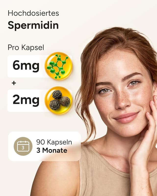 Detalle 2 de Spermidin MAX Spermidin 6mg Kapseln 90 St.