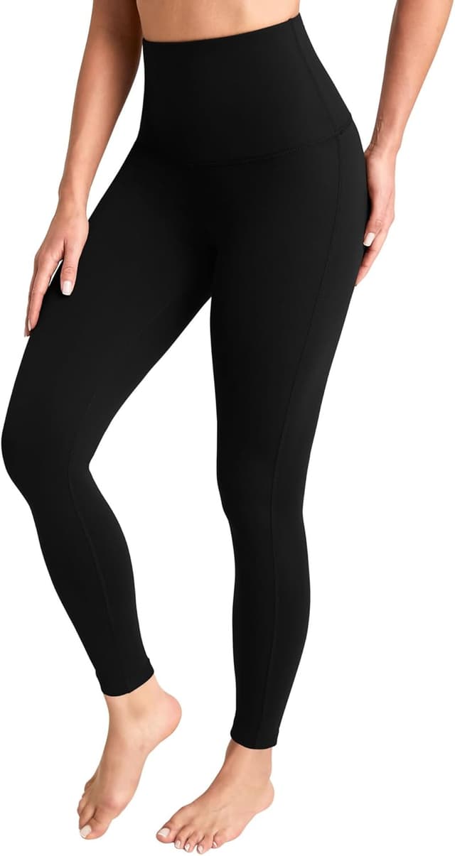 Detalle de QUEENIEKE Women’s High Waisted Yoga Pants 27" with Tummy Control