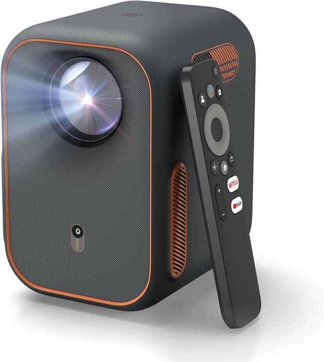 Detalle de WEMAX Proyector Smart 1080P con Google TV y Netflix 📽