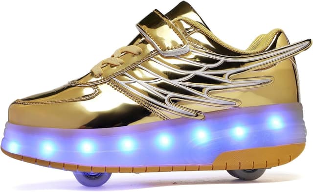 Thumbnail 6 de HOVERKICKES LED Roller Skate Shoes for Kids with Rechargeable Lights and Detachable Wheels