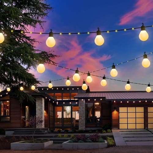 Detalle de Tacobey Guirnalda solar 10 m 100 LED