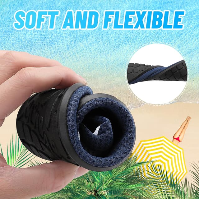 Detalle 2 de sportvibe Beach Water Shoes for Men & Women – breathable quick-dry aqua footwear for pool, surf and yoga