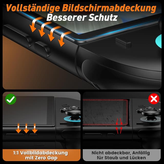 Thumbnail 5 de daydayup Panzerglas für Nintendo Switch 2 (4 Stück)