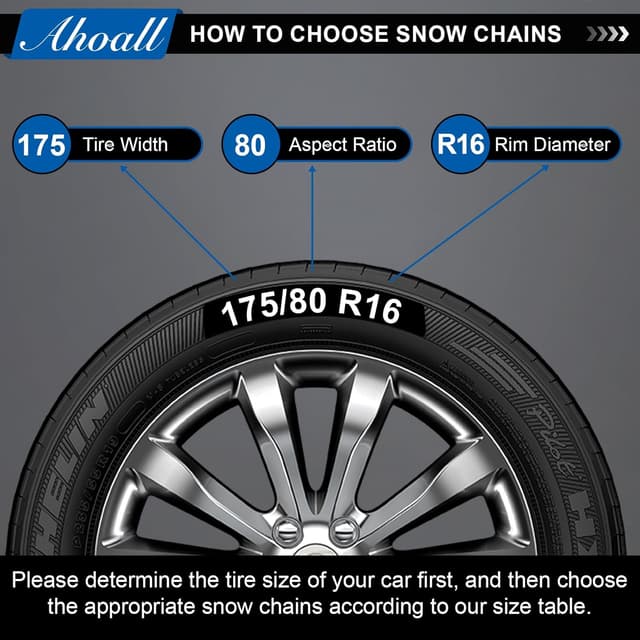 Thumbnail 5 de Universal Adjustable Snow Chains for Car Tires