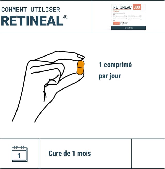 Detalle 2 de Rétineal Densmore vision, complément zinc