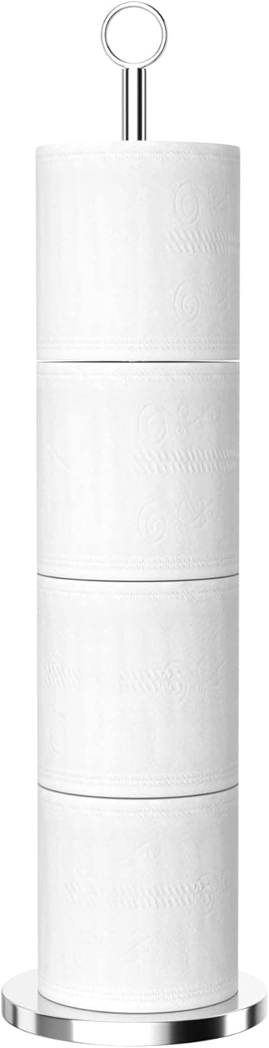 Imagen de Free-Standing Toilet Roll Holder with Reserve en OfertitasTOP