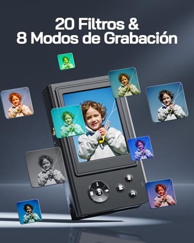 Detalle 1 de WOLFANG Cámara digital 50 MP, 2,7K y zoom 16x