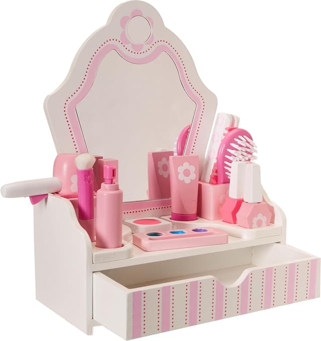 Thumbnail 2 de Melissa & Doug Wooden Beauty Salon 18-piece 🎀