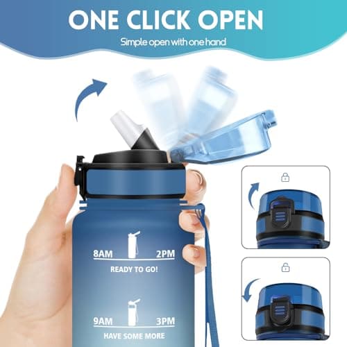 Detalle 2 de HoneyHolly Botella Agua 1 L para deporte 🥤