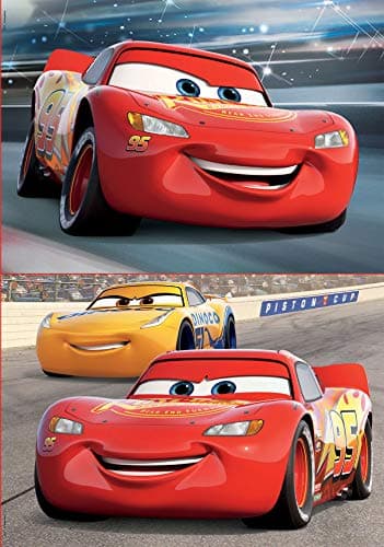 Detalle 2 de Educa Cars 3 2 Puzzles 48 Piezas 🚗 Multicolor (17177)