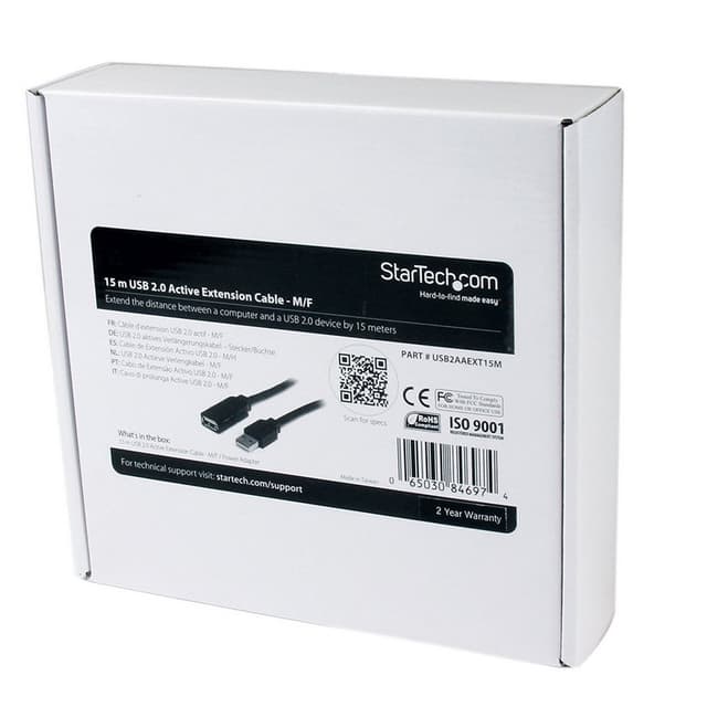 Thumbnail 2 de Startech Cable USB 2.0 Alargador Activo 15m ⚡