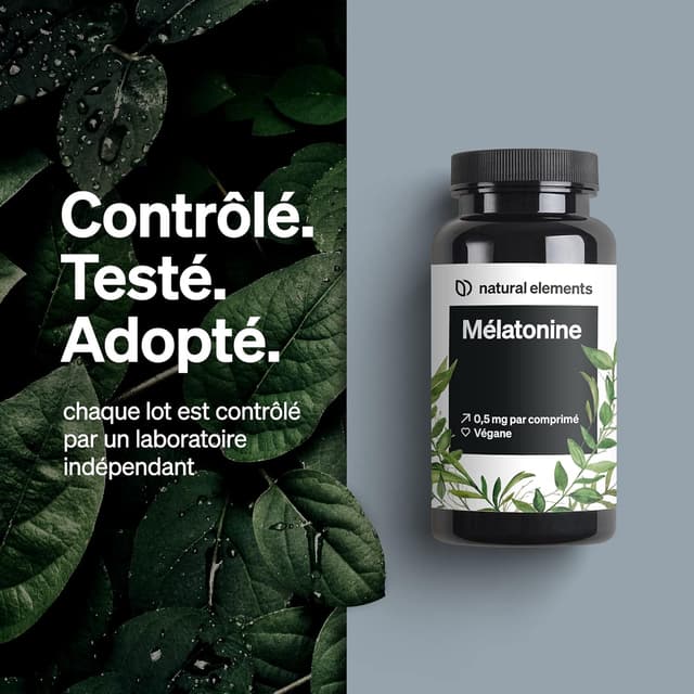 Detalle 2 de Mélatonine – 365 comprimés (12 mois) – Complément Pur