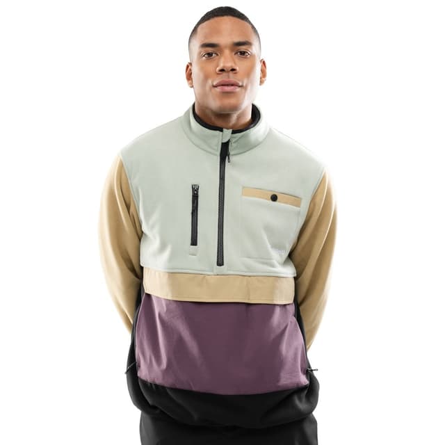 Detalle de Siroko Vinicunca forro polar hombre