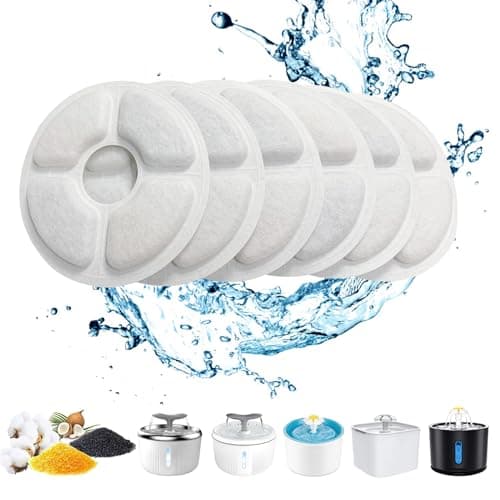 Imagen de PewinGo Filtros Fuente Gatos 6PCS en OfertitasTOP