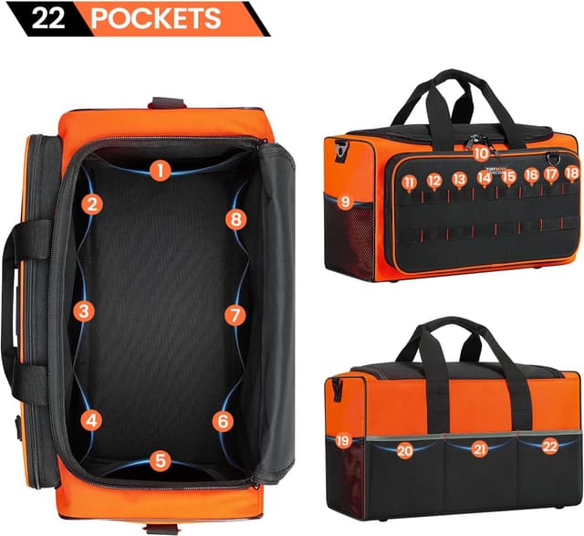 Detalle de TUFFWORX Tool Bag 50 x 27 x 30 cm
