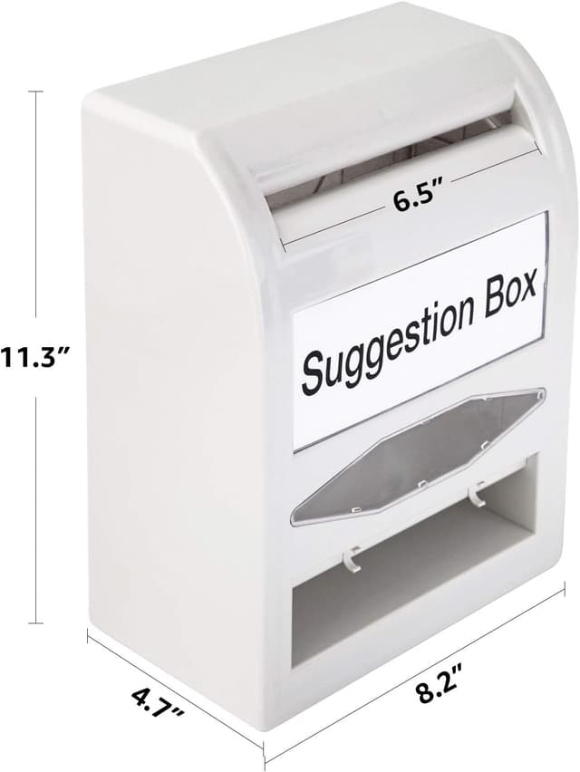 Thumbnail 5 de Amazon Basics ABS Ballot Box with Lock and Key