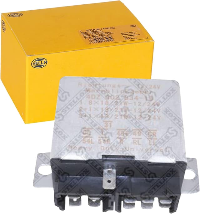 Detalle de HELLA 4Dz 002 834-162 centrale clignotante 24 V à monter en saillie (11 pôles)