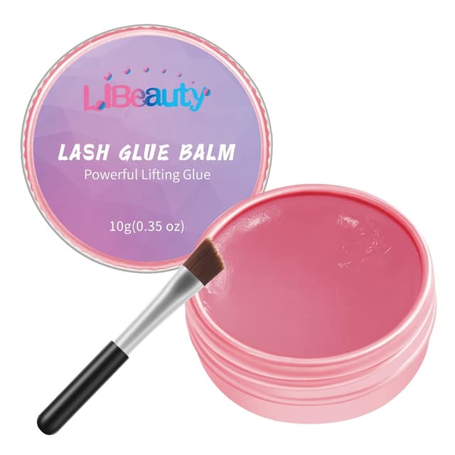 Detalle de Libeauty Lash Lift Glue Balm (Pink Peach) — lash & brow perm adhesive balm, 10g/0.35oz