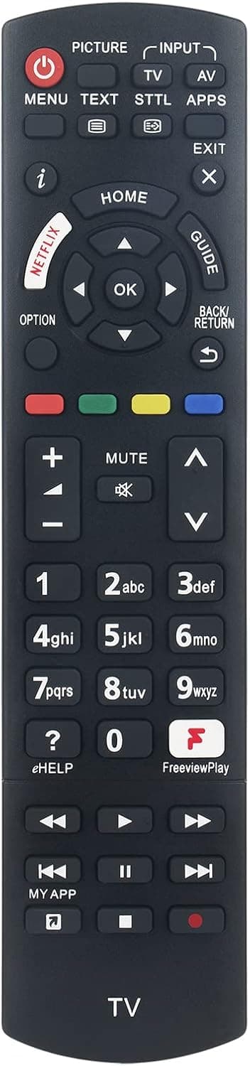 Detalle de VINABTY N2QAYB001181 replacement remote for Panasonic Smart LED TVs