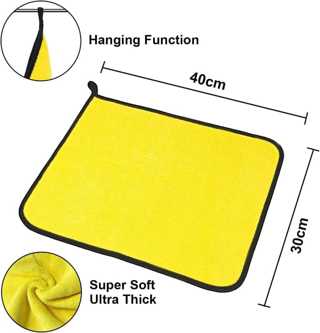 Thumbnail 1 de URAQT 500gsm Chiffons microfibre 30x40cm 🧽