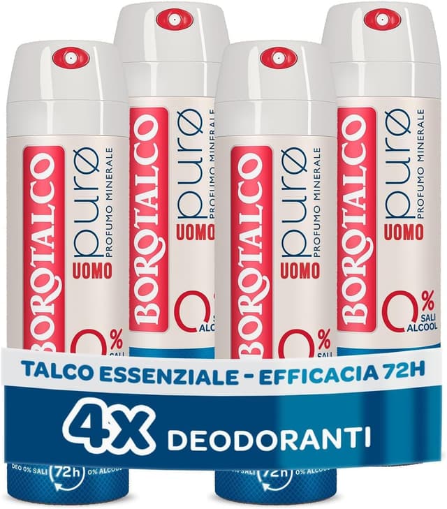 Imagen de Borotalco Deodorante Uomo Spray Puro 150 ml en OfertitasTOP